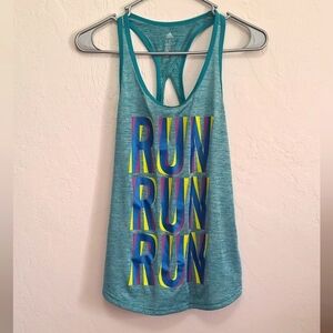 Adidas Climalite Green Teal Sports Top Size S